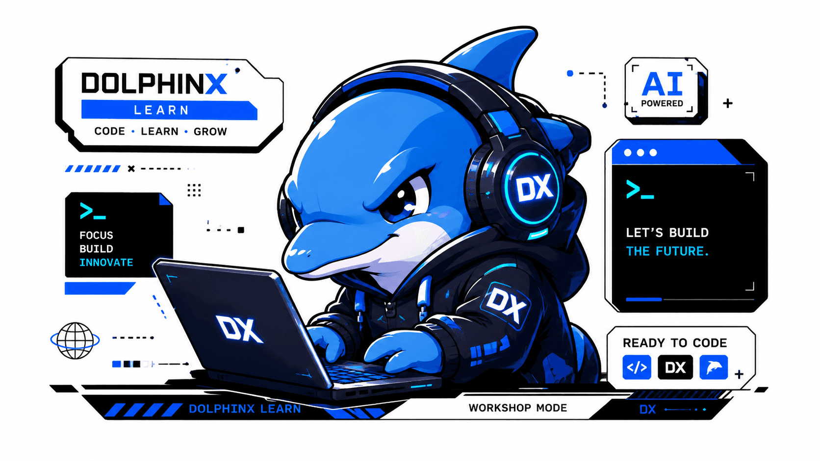 DolphinX Studio logo